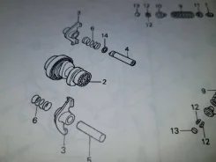 Распредвал Honda AF55 AF56 AF57 AF58 AF59