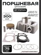 Цилиндро - поршневая группа 172FMM D75mm 300кубов,