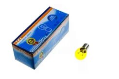 Лампа двухконтактная S25 12V 21W/5W стоп, габарит желтая