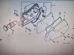 Резинка воздушного фильтра Honda Dio, Tact оригинал
