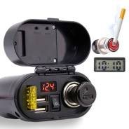 USB розетка и прикуриватель
